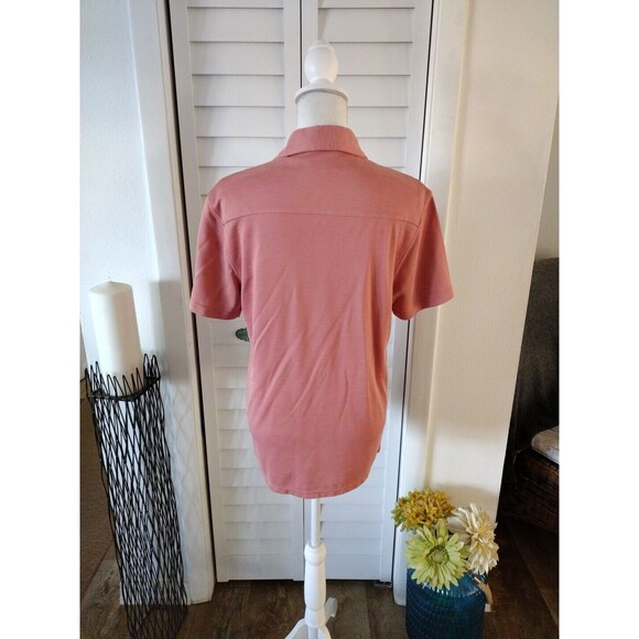 Saks Fifth Avenue Men's Unisex‎ Modal Polo Shirt short sleeve S - Picture 6 of 12